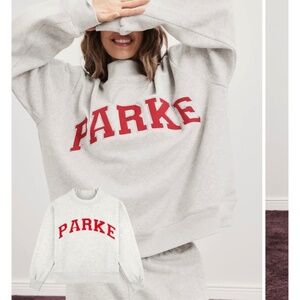 Parke valentine day collection Varsity mockneck